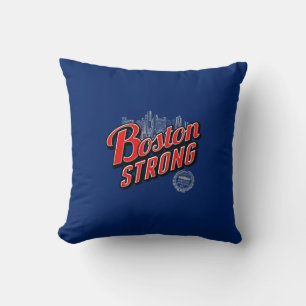 Boston City Strong Remembers Throw Pillow