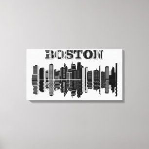 Boston Cityscape Canvas Print