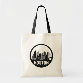 Boston Cityscape Tote – Minimalist Urban Design Bag