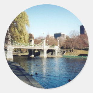 boston common classic round sticker