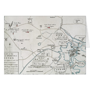 BOSTON-CONCORD MAP, 1775