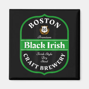 Boston Craft Brewery Boston Black Irish Stout Nove Magnet