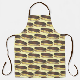 Boston Cream Eclair French Pastry Éclair Dessert Apron