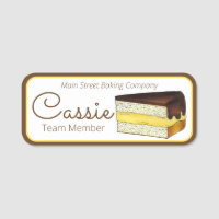 Boston Cream Pie Slice Massachusetts Diner Cafe
