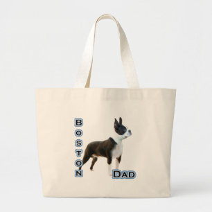 Boston Dad 4 Large Tote Bag