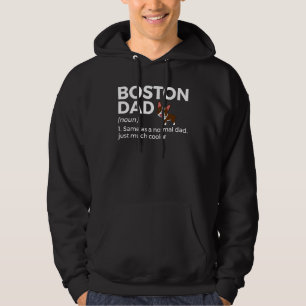 Boston Dad Definition Red Boston Terrier Pet Dog D Hoodie