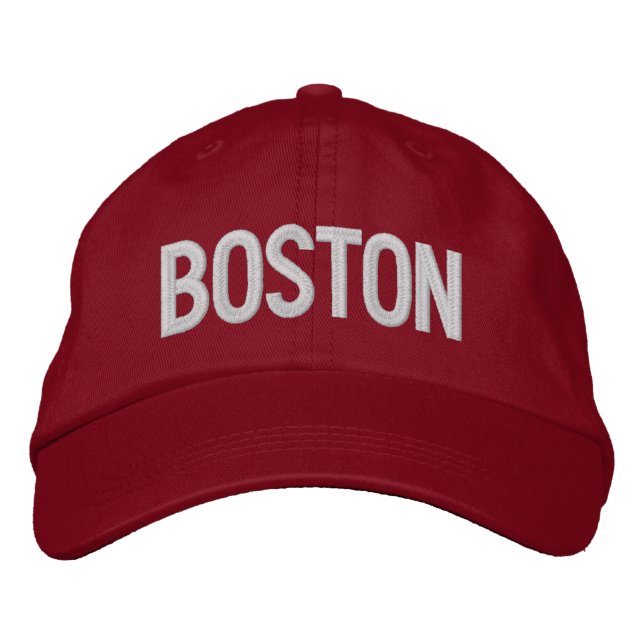 Boston Embroidered Hat (Front)