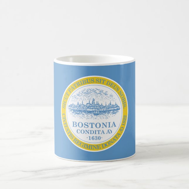 Boston Flag Coffee Mug (Center)