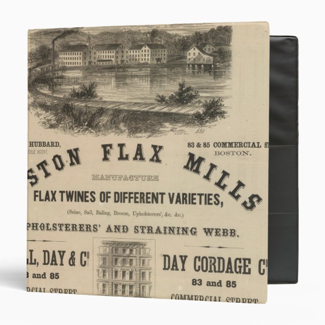 Boston Flax Mills Binder (Front/Inside)