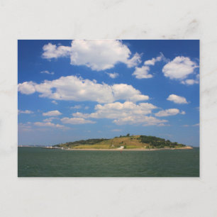 Boston from Spectacle Island Boston Harbour Postcard