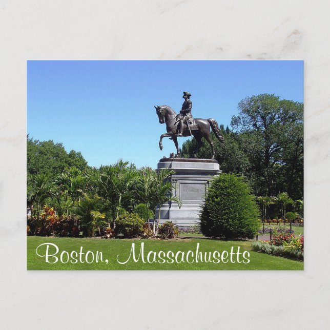 Boston Gardens, Boston Massachusetts  Post Card (Front)