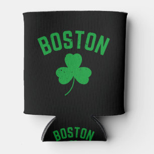 Boston Green Lucky Shamrock Can Cooler