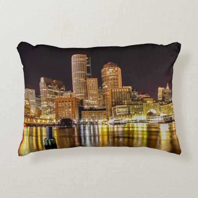 Boston Harbour Accent Pillow (Front)