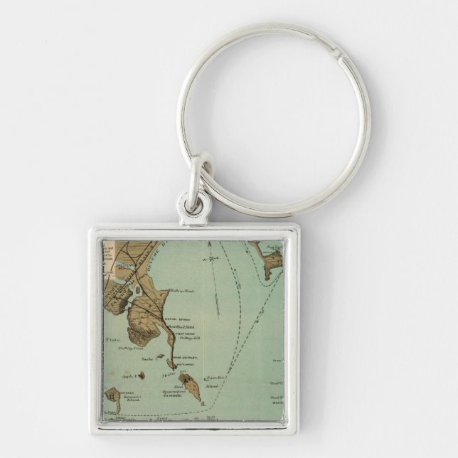 Boston Harbour Keychain (Front)