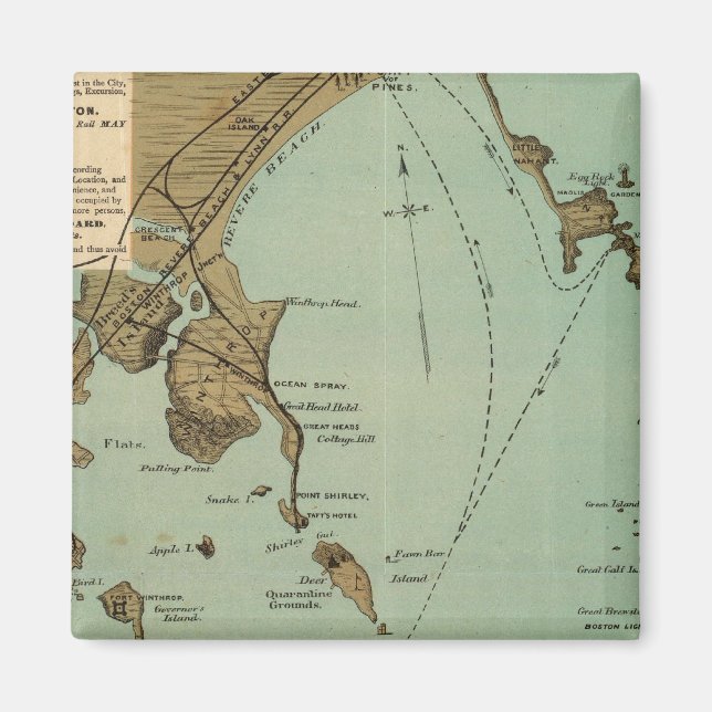 Boston Harbour Magnet (Front)