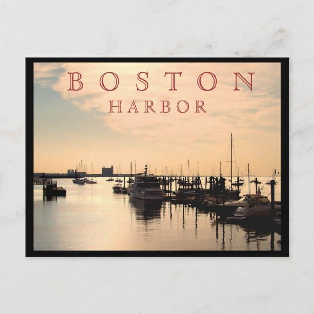 Boston Harbour Postcard (Front)