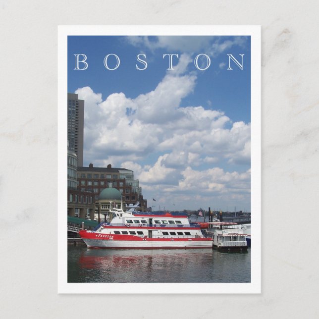 Boston Harbour Postcard (Front)