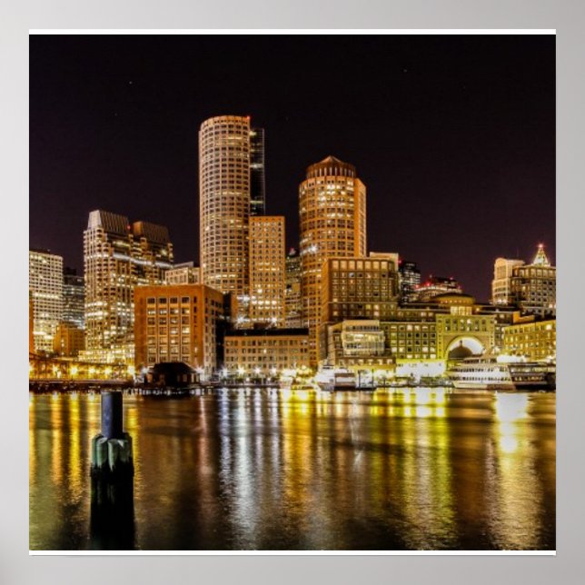 Boston Harbour Poster (Front)