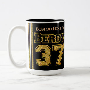Boston Hockey Bergy 37 Two-Tone Coffee Mug