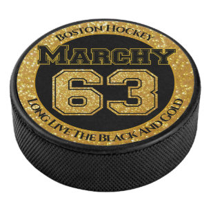 Boston Hockey Marchy 63 Hockey Puck