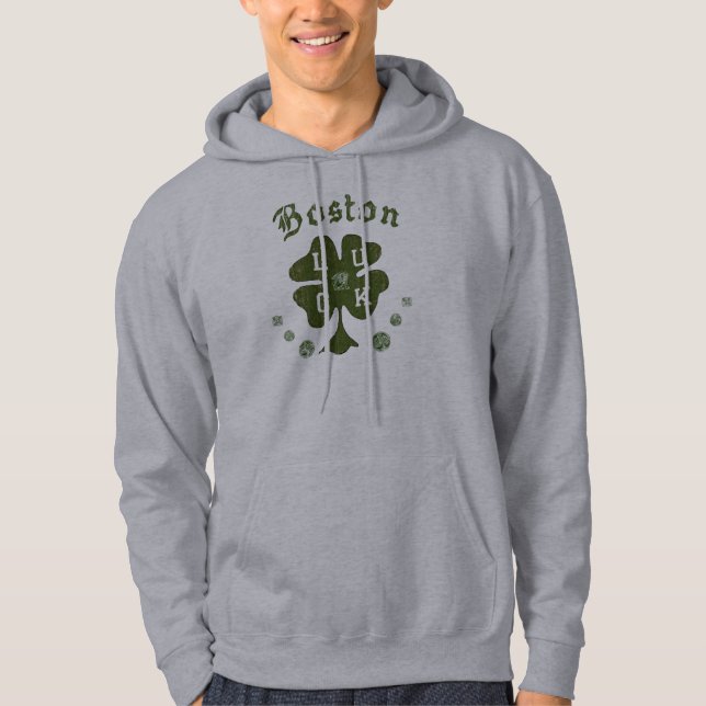 Boston Irish Hooded Sweatshirt (Front)