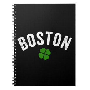 Boston Irish Shamrock Notebook