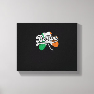 Boston Irish T-Shirt T-Shirt Canvas Print
