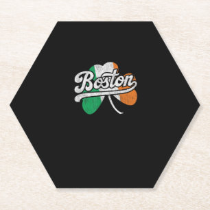Boston Irish T-Shirt T-Shirt Paper Coaster