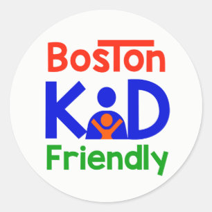 Boston Kid Friendly stickers