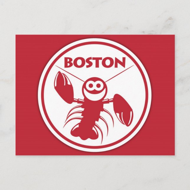 Boston Lobster Postcard (Front)