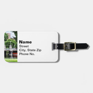 Boston MA - Boston Public Garden Bridge Luggage Tag