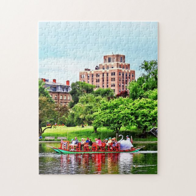 Boston MA - Boston Public Garden Jigsaw Puzzle (Vertical)