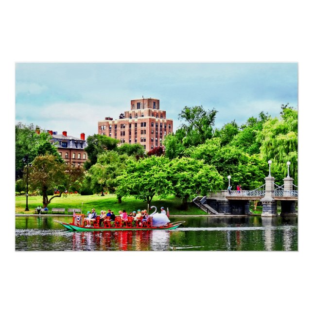 Boston MA - Boston Public Garden Poster (Front)