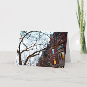 Boston MA during the holidays Holiday Card