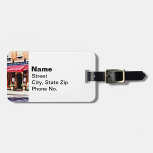 Boston MA - Hanover Street North End Luggage Tag
