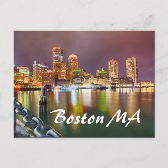BOSTON MA POSTCARD (Front)
