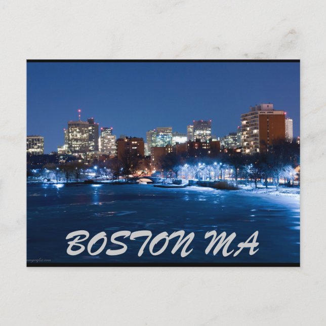 BOSTON MA POSTCARD (Front)