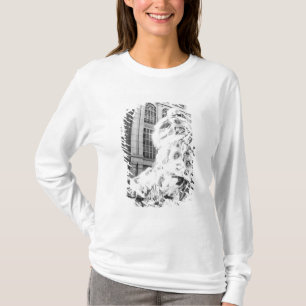 Boston, MA USA, Runner in Foil Boston Marathon T-Shirt