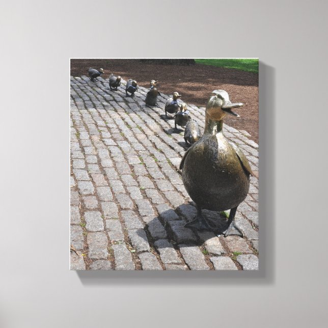 Boston Make Way For Ducklings Canvas Print (Front)