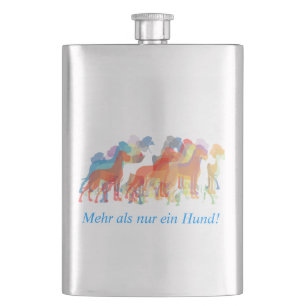 Boston Mantle Great Dane Hip Flask