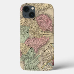Boston Map by Mitchell iPhone 13 Case