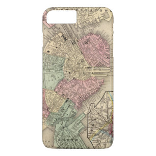 Boston Map by Mitchell Case-Mate iPhone Case
