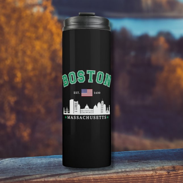 Boston Massachusetts. 1,630 Vintage Thermal Tumbler (Creator Uploaded)