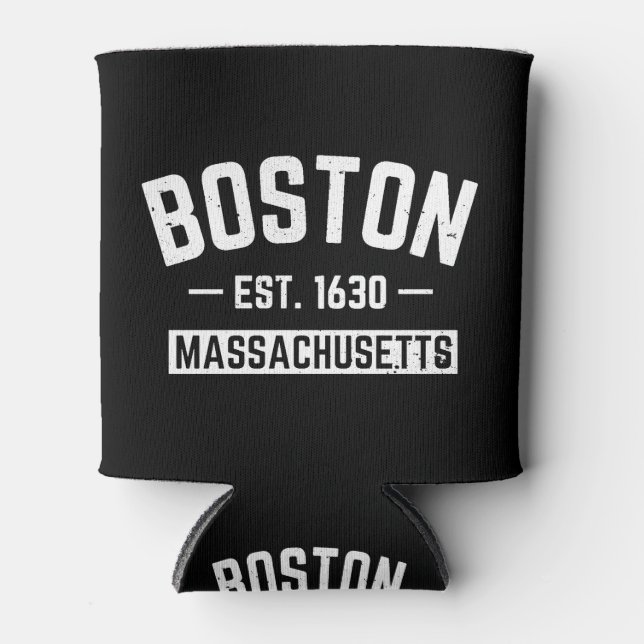 Boston Massachusetts   Can Cooler (Front)
