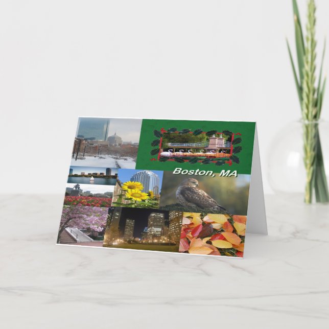 Boston, Massachusetts  Card (Front)