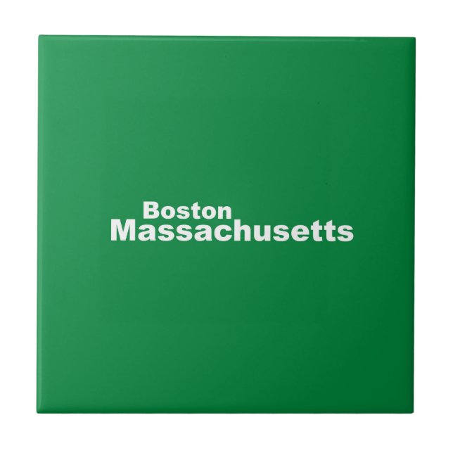 Boston, Massachusetts Ceramic Tile (Front)