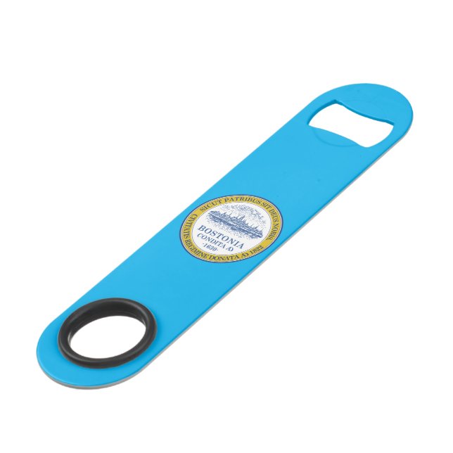 Boston (Massachusetts) City flag   Bar Key (Front Angled)