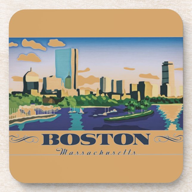 Boston, Massachusetts Coaster (Front)