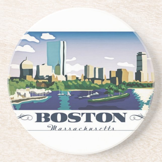 Boston, Massachusetts Coaster (Front)