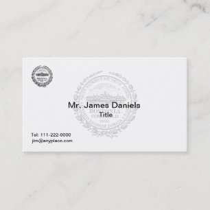Boston Massachusetts Great Seal Business Card